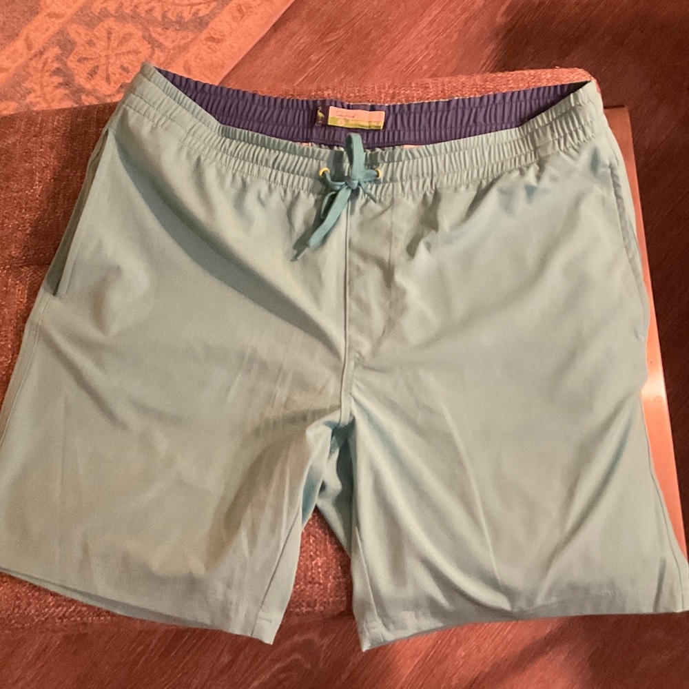 Tailorbyrd Aqua Men's Athletic Shorts
